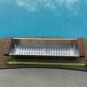 Elkay Silver & Brown Dart Canyon Stainless Steel Sink Caddy Colander